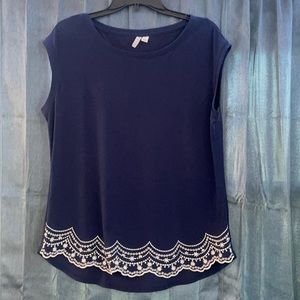 ELLE BLUE BLOUSE